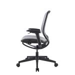 Dark Grey Mesh Fabric Furniture Staff Seating Ergonomic Office Chair