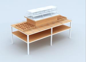 Quality Multi Functional Cosmetic Display Table / Beauty Products Display Shelves wholesale