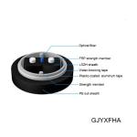 GJYXFHA Lszh Sheath Ftth Drop Cable 4 Core High Tensile Strength With Pe Sheath