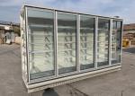 R449a Remote Multideck Glass 5 Doors Merchandiser Freezers Commerical