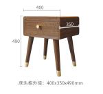 Modern Ash Wood Platform Bed Furniture Fashion Design For Hotels / Apartments