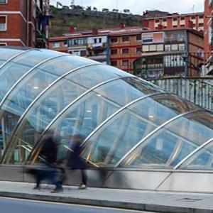 Quality Dark Blue Solar Controlled Low-E Insulating Glass Curved Glass Curtain Wall wholesale