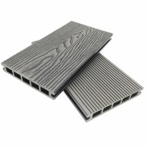 Quality HDPE Plastic Contemporary WPC Composite Timber Decking Boards Grey wholesale