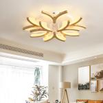 Nordic Log LED Ceiling Lamp Creative Personality Bedroom Book Room Simple Modern