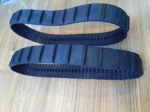 Quality 60mm Wide Robot Rubber Tracks Length 1080mm Black Color wholesale