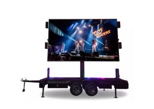 Quality DVI Outdoor Mobile LED Screen SMD2020 Mobile LED Signs RGB IP43 wholesale