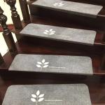 Anti Slip Stair Mat Skid Resistant Rubber Backing for Child Proofing
