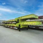 Factory Excavator Transport Semi Bed Trailer 3 Axles 60t