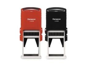 Quality Denasow Square 30x30 mm Black Automatic Stamp /Self-inking Stamper/engrave laser machine wholesale