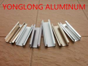 Quality Rectangle Shape Kitchen Cabinet Aluminium Profile / Sliding Window Frame wholesale