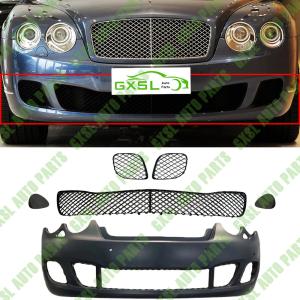 Quality For Bentley Continental Flying Spur 2004-2012 Car Accessories Front Bumper assembly Set （Black Grills）OEM 3W5807217Q 3W5807217R 3W5807937A 3W5807938A wholesale