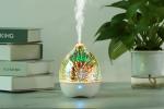 Smart 3D Glass Design Portable Aroma Diffuser DC5V 80ml Capacity
