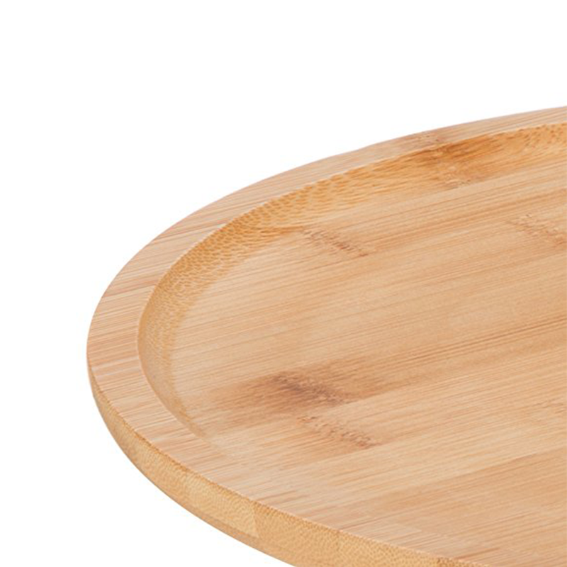 Turntable Spinning Bamboo Cake Stand Decorating For Parties Weddings And Restaurants