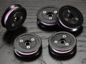 Quality Nylon Flange nylon cable pulley with Ceramic Coating for Enamelling Machine wholesale