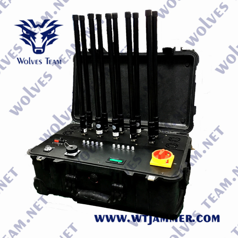 High Power Portable 2500m WiFi 3.6G Drone Rf Jammer