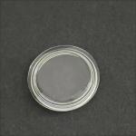 Transparent Sapphire Watch Covering Smooth Surface