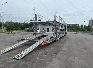 Quality Two Axle Car Trailer With CE Certification For Transporting 8 Cars For Europea Market wholesale