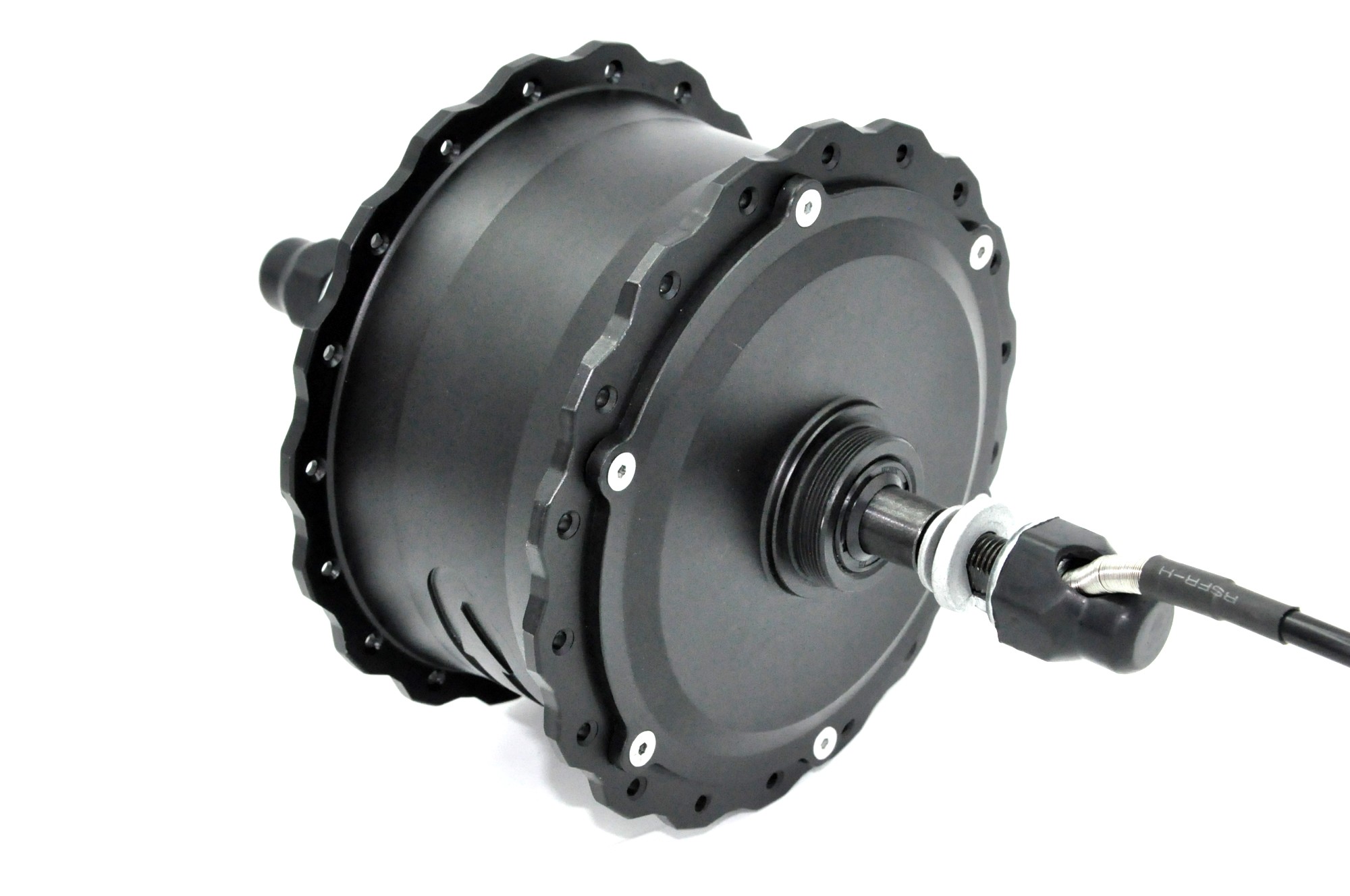 Custom Electric Bike Rear Hub Motor 36v 500W With Sliver White / Black Color