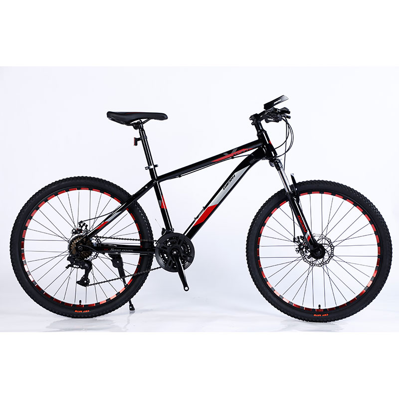 Upland 24 Speeds Steel Frame Mountain Bike with Ltwoo A3 Gear and Lockable Sus Fork