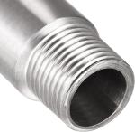 Stainless Steel 1''-8'' Male to Female Thread Coupler 80mm Length Hexagon/Round