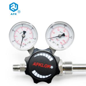 Quality High Pressure Co2 Stainless Steel Pressure Regulator 4000psi Inlet Range wholesale