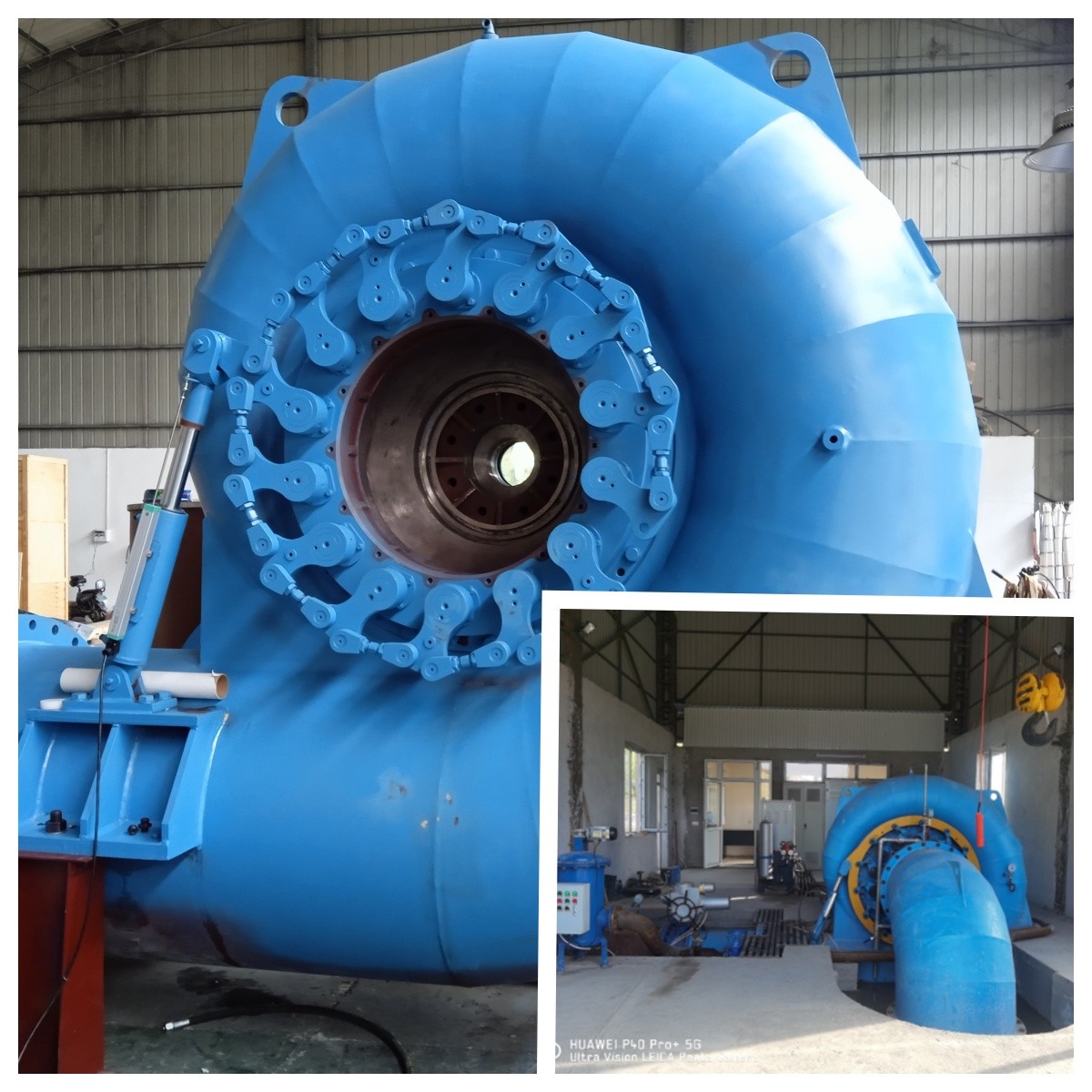 Adjustable 450-1000RPM Vertical Francis Turbine Generator for Low Water Heads of 20-300M