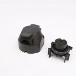 13 Pin Trailer Socket Polyamide Brass Material Black OEM Standard Truck Socket
