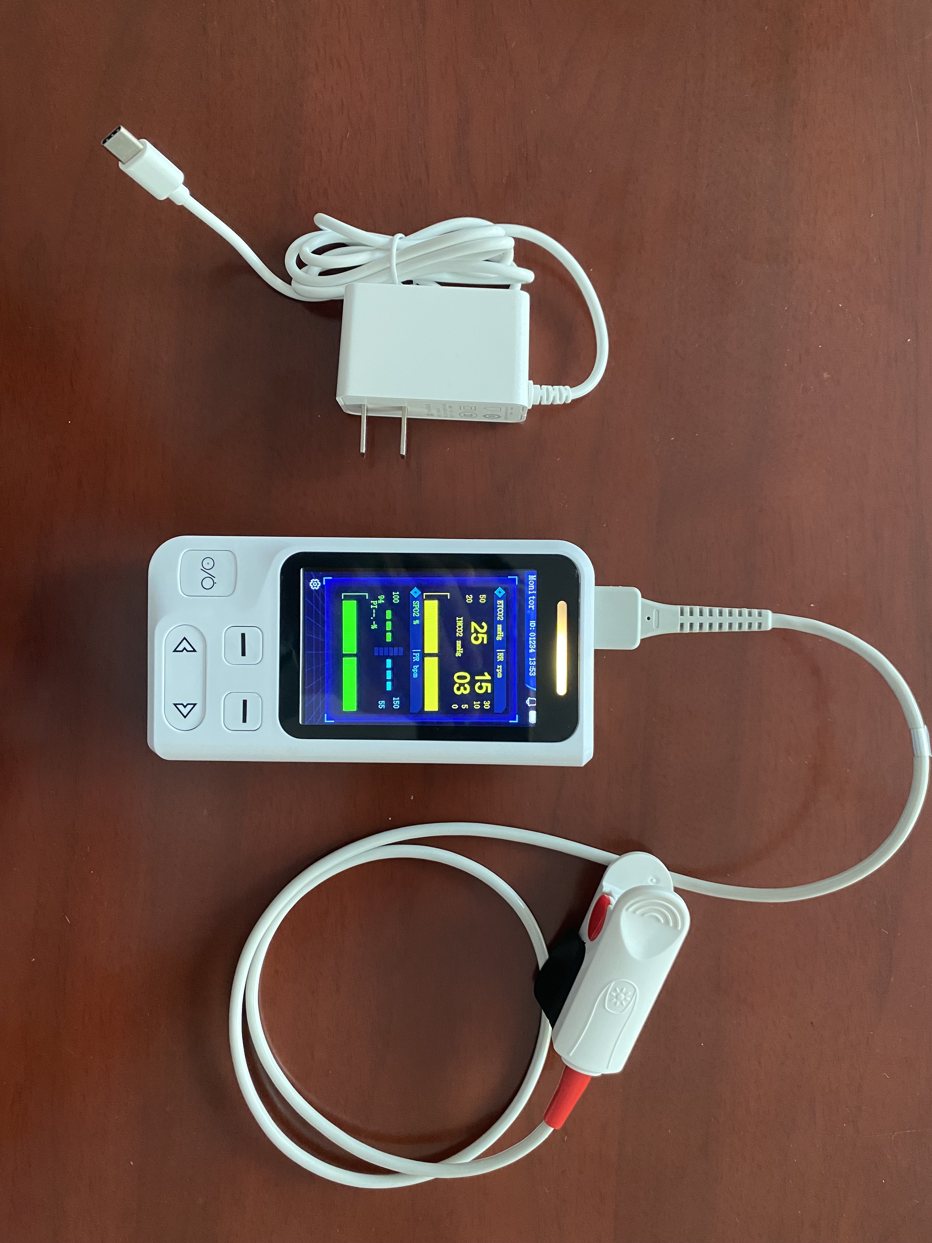 LCD Display Handheld Veterinary Pulse Oximeter For Monitoring Pets / Animals