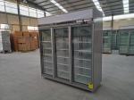 Refrigerant R290 R404a 3 Door Upright Commercial Freezer Auto Defrosting