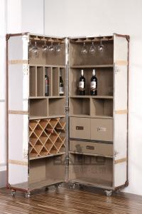 Quality classical America style antique aluminium drinks cabinet wholesale
