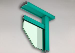 Quality Construction Buildings 6063 Aluminum Extruded Shapes , Custom Aluminum Extrusions wholesale