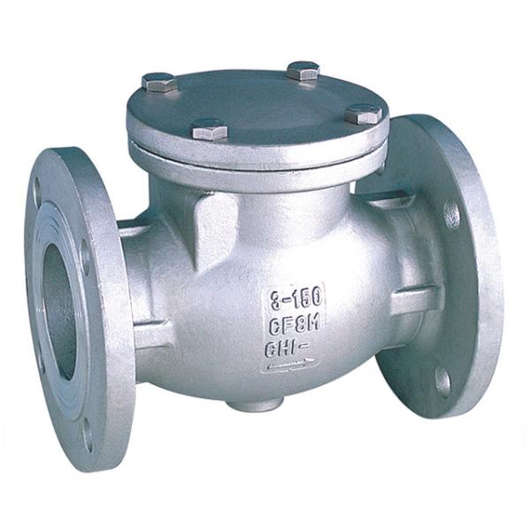 Cheap A351 316 Stainless Steel Swing Check Valve 3″ 150 RF CF8M T12 for sale