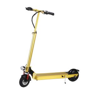 Quality Yellow Commuter Folding Electric Scooter , 14.8kg Foldable Motorized Scooter wholesale