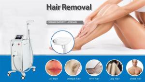 Quality 150J 808nm Painless Laser Hair Removal Machine 12mmX12mm Spot wholesale