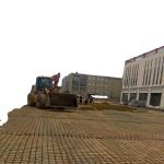 Highways and Railways 100kn Steel Plastic Geogrid Road Surface Resistance