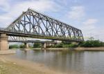 Q235 Q345 Frame Multi Trusses Prefab Steel Frame Bridge With Drawing