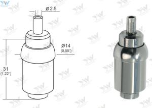 Quality Nickel Finishing Lock Cable Grippers , Brass Material Cable Lock wholesale