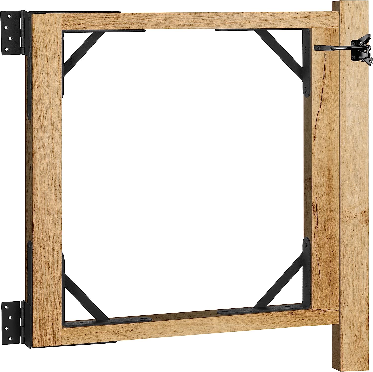 Heavy Duty Metal Anti Sag Gate Frame Kit with Customizable Gate Corner Brace Bracket