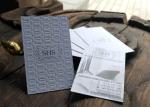 Premium Creative Letterpress Business Cards Printing , Elegant Name Cards