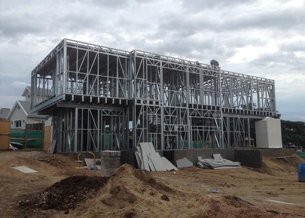 Waterproof Prefab Villa Prefabricated Houses Fireproof High Acoustic Insulation