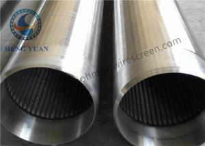 Quality High Strength Johnson Vee Wire Screen 205 / 304 / 304L / 316L Grade wholesale