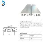 1560A Anodic Oxidation Aluminium Construction Profiles