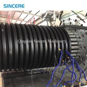 Quality Reinforced DWC Corrugated HDPE Winding Pipe Extrusion Line Manufacturing Machine wholesale
