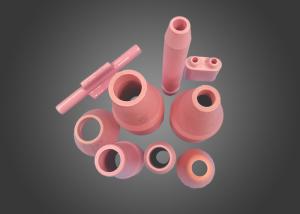 Quality Pink Alumina Ceramic Tig Welding Cooling Nozzle In Welding Torches For Sand Blasting Gun wholesale