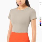 Women Workout Activewear T Shirts Athletic T Shirts Nylon Tops SGS