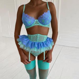 Quality Custom Hollow Sexy Lingerie Body Embroidery Nighty Sexy Flower Lingerie wholesale