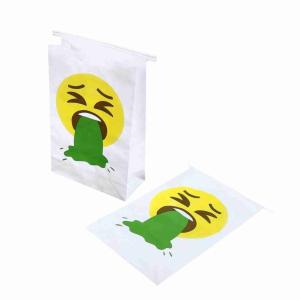 Quality Disposable Mini SOS Kraft Barf Airline Sick Bags Without Handle wholesale
