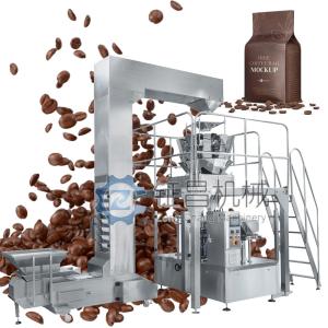 Quality Coffee Bean Packaging Machine Fully Automatic Premade Pouch Granule Feeder wholesale