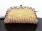 Classic full crystal rhinestone clutch dinner evening lady bride bridesmaid