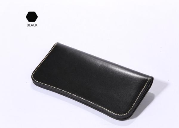Vegetable Tanned Leather Wallet Mens Long Wallet Womens Leather Wallets